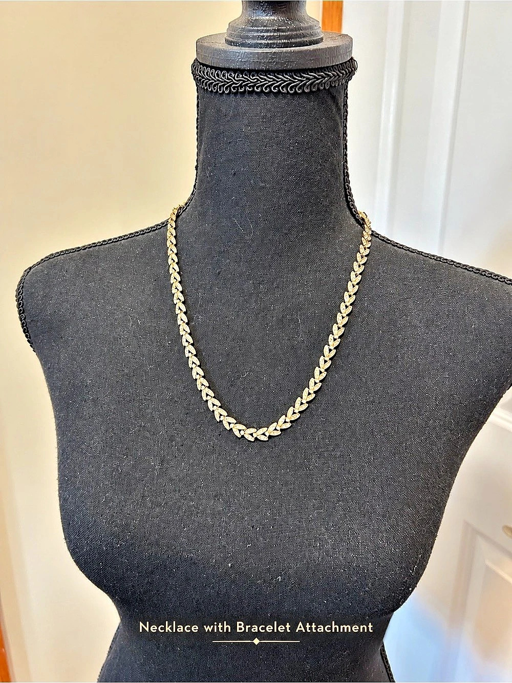 Vintage Attwood & Sawyer A&S Crystal Necklace 2 Bracelets 3-Pc Set